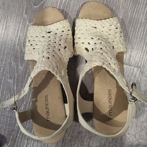 Brand new white wedges